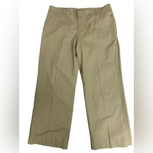 Dickies Khakis Relaxed Fit for Women Size 14 Small Stain Below Right Back Pocket